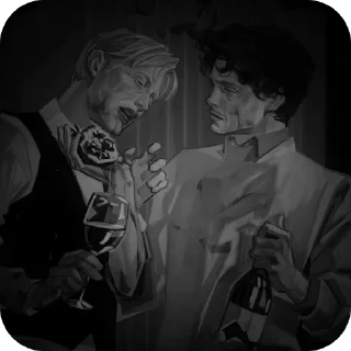 🍷-Hannigram aesthetics. @encrette, Telegram Sticker