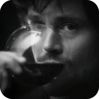 🍷-Hannigram aesthetics. @encrette, Telegram Sticker