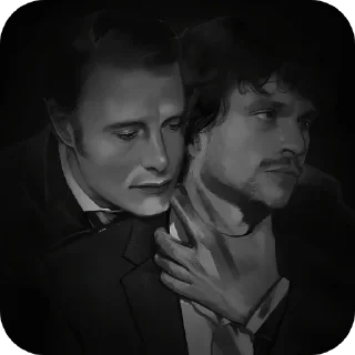 🍷-Hannigram aesthetics. @encrette, Telegram Sticker