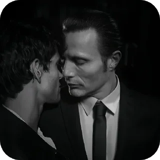 🍷-Hannigram aesthetics. @encrette, Telegram Sticker