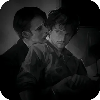 🍷-Hannigram aesthetics. @encrette, Telegram Sticker