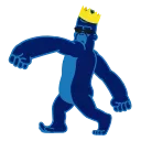 😎-Harry Gorilla, Telegram Sticker