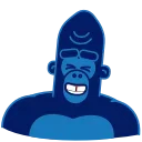 😆-Harry Gorilla, Telegram Sticker