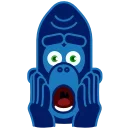 😨-Harry Gorilla, Telegram Sticker