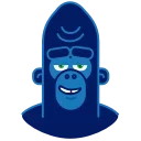 😘-Harry Gorilla, Telegram Sticker