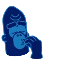 😋-Harry Gorilla, Telegram Sticker