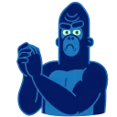 👏-Harry Gorilla, Telegram Sticker