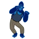 🕺-Harry Gorilla, Telegram Sticker