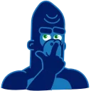 👃-Harry Gorilla, Telegram Sticker