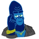 🧠-Harry Gorilla, Telegram Sticker