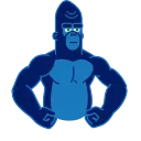 💪-Harry Gorilla, Telegram Sticker