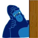 👍-Harry Gorilla, Telegram Sticker