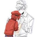 ❤️-Cells At Work, Telegram Sticker