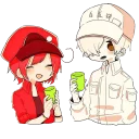 ❤️-Cells At Work, Telegram Sticker