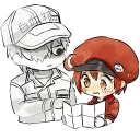 ❤️-Cells At Work, Telegram Sticker