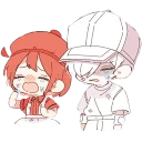 😭-Cells At Work, Telegram Sticker