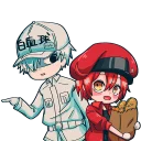 ❤️-Cells At Work, Telegram Sticker