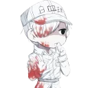 😐-Cells At Work, Telegram Sticker