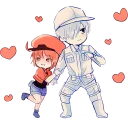 ❤️-Cells At Work, Telegram Sticker