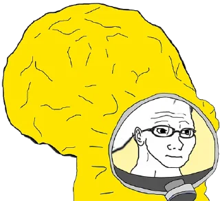 🧠-HazmatPepe, Telegram Sticker