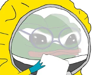 📕-HazmatPepe, Telegram Sticker