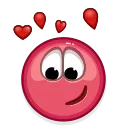 🥰-Kolobok HD, Telegram Sticker