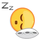😴-Kolobok HD, Telegram Sticker