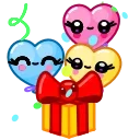 🎁-Helium Hearts, Telegram Sticker