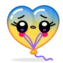 😨-Helium Hearts, Telegram Sticker