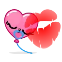 😘-Helium Hearts, Telegram Sticker