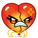 😡-Helium Hearts, Telegram Sticker