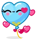 👋-Helium Hearts, Telegram Sticker