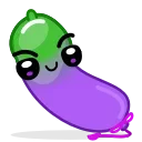 🍆-Helium Hearts, Telegram Sticker
