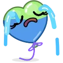 😭-Helium Hearts, Telegram Sticker