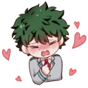 😍-My Hero Academia, Telegram Sticker