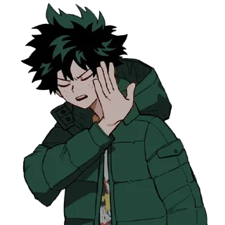😑-My Hero Academia, Telegram Sticker