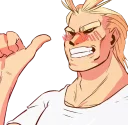 👍-My Hero Academia, Telegram Sticker