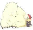 😴-My Hero Academia, Telegram Sticker