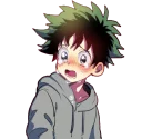 😭-My Hero Academia, Telegram Sticker