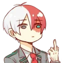 🖕-My Hero Academia, Telegram Sticker