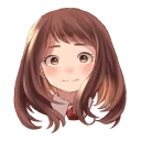 🙂-My Hero Academia, Telegram Sticker