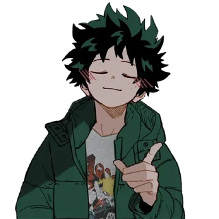 👌-My Hero Academia, Telegram Sticker