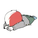 😔-My Hero Academia, Telegram Sticker