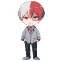 😐-My Hero Academia, Telegram Sticker