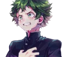 😭-My Hero Academia, Telegram Sticker