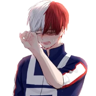 😭-My Hero Academia, Telegram Sticker