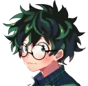 🤓-My Hero Academia, Telegram Sticker