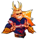 ✌-My Hero Academia, Telegram Sticker