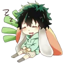 😴-My Hero Academia, Telegram Sticker