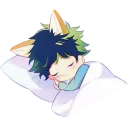 😴-My Hero Academia, Telegram Sticker